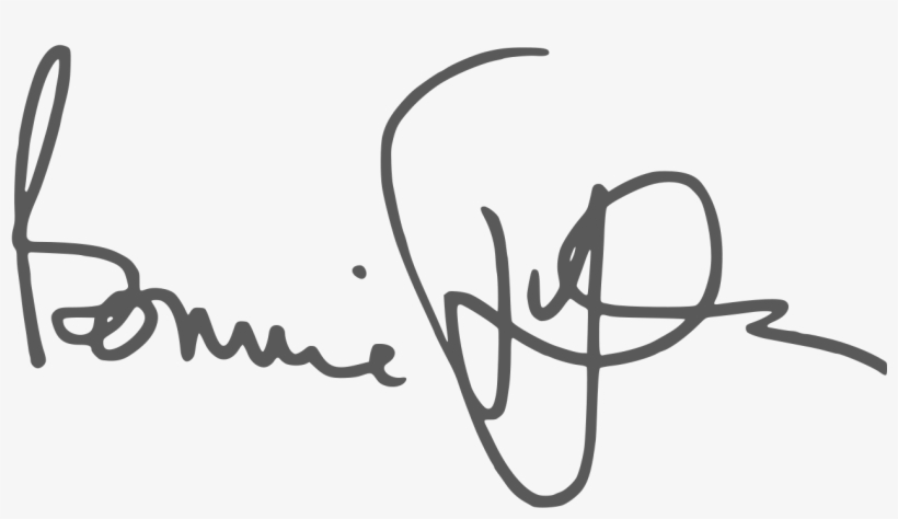 Signature Of Bonnie Tyler - Bonnie Tyler Signature, transparent png download