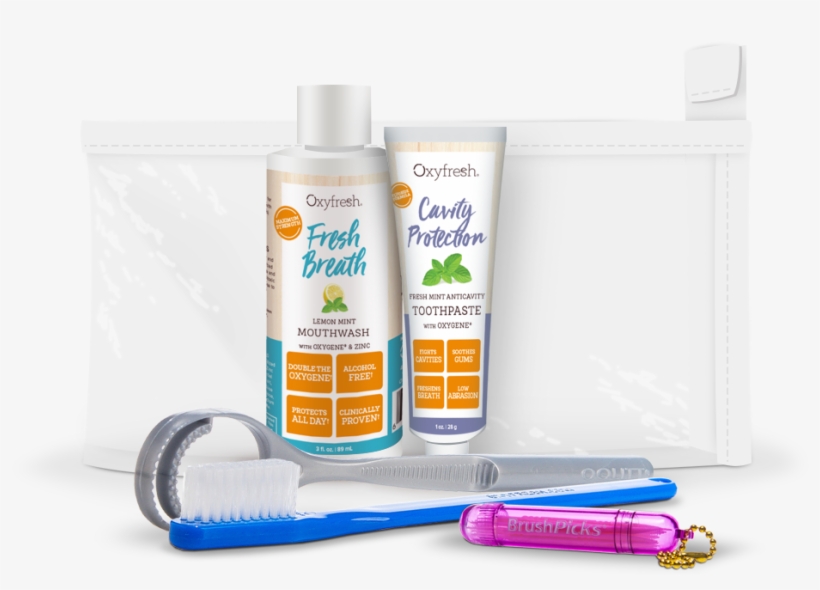 Tsa Friendly Travel Size Dental Kit Guaranteed All-day - Cosmetics, transparent png download