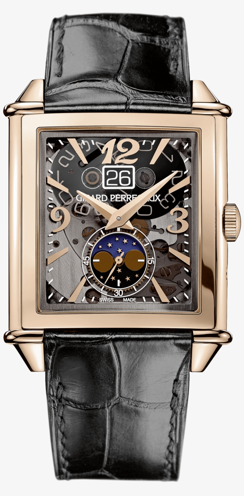 Vintage 1945 Xxl Large Date And Moon Phases Ref - Girard Perregaux 1945 Xxl, transparent png download