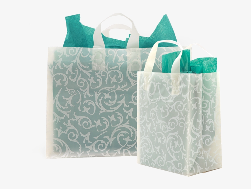 Frosty Ivory Scroll 1 1 - Tote Bag, transparent png download