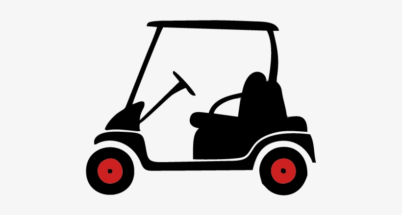 Golf Carts - Vector Golf Cart Png, transparent png download