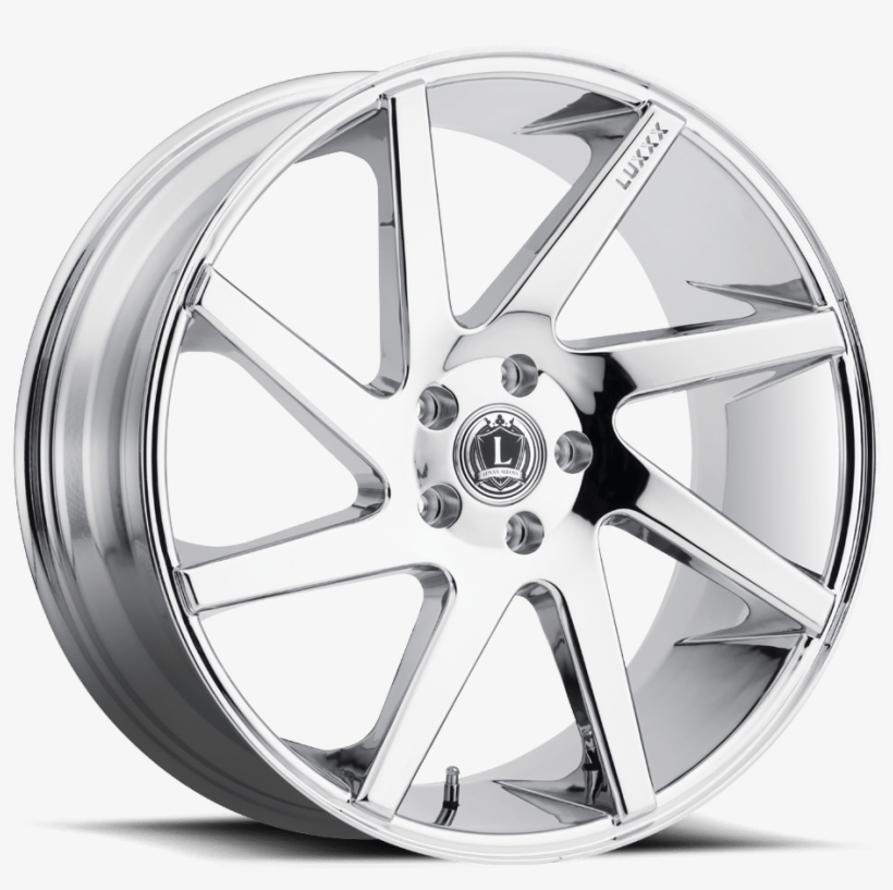 Download Chrome Rims Png - Lux 8 Wheel | Transparent PNG Download | SeekPNG