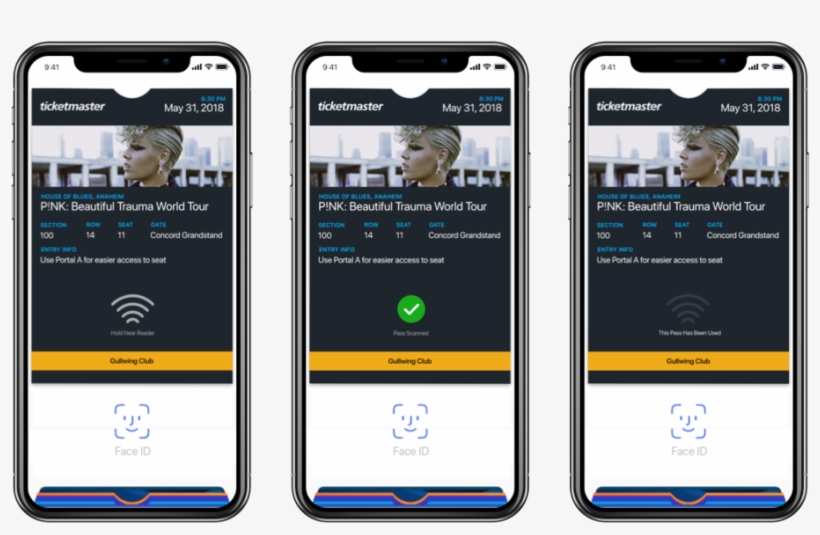 Concept Mocks To Exemplify Ticketmaster Event Pass - Iphone, transparent png download