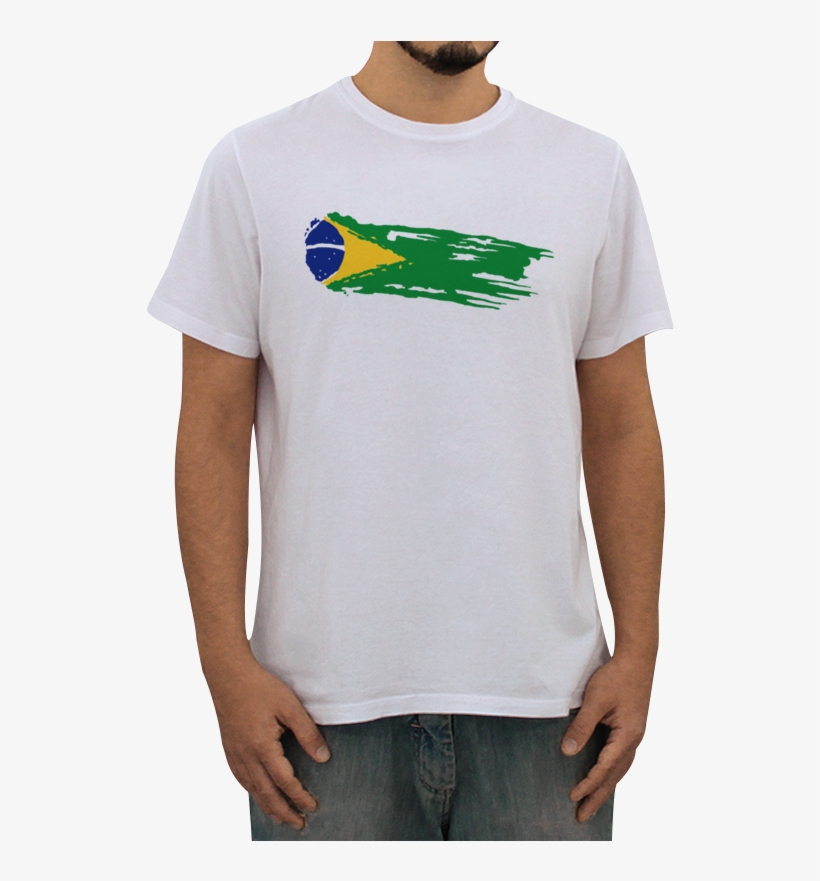 Camiseta Bandeira Brasil De Mtyna - Camiseta Docker, transparent png download