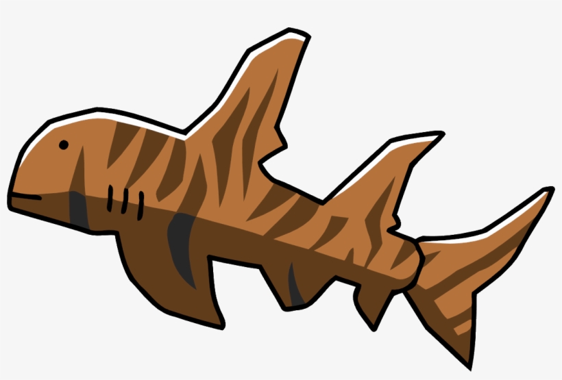 Bullhead Shark - Scribblenauts Shark, transparent png download