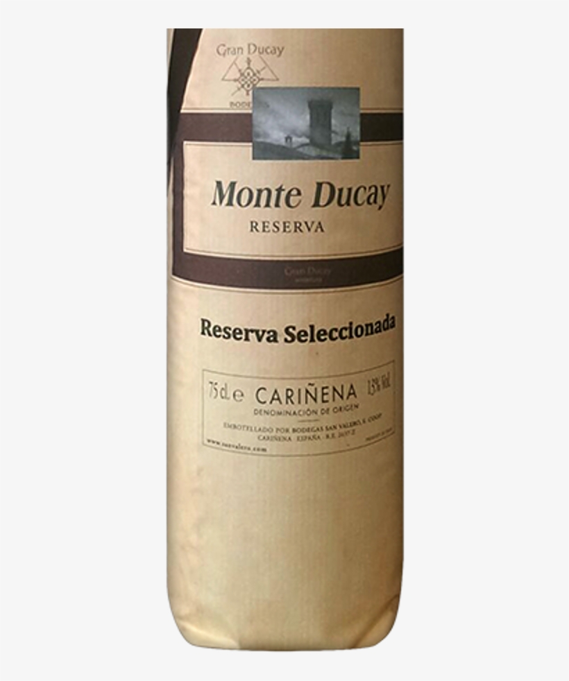 Monte Ducay Reserva Seleccionada Pergamino Tinto 2015 - Wine Bottle, transparent png download