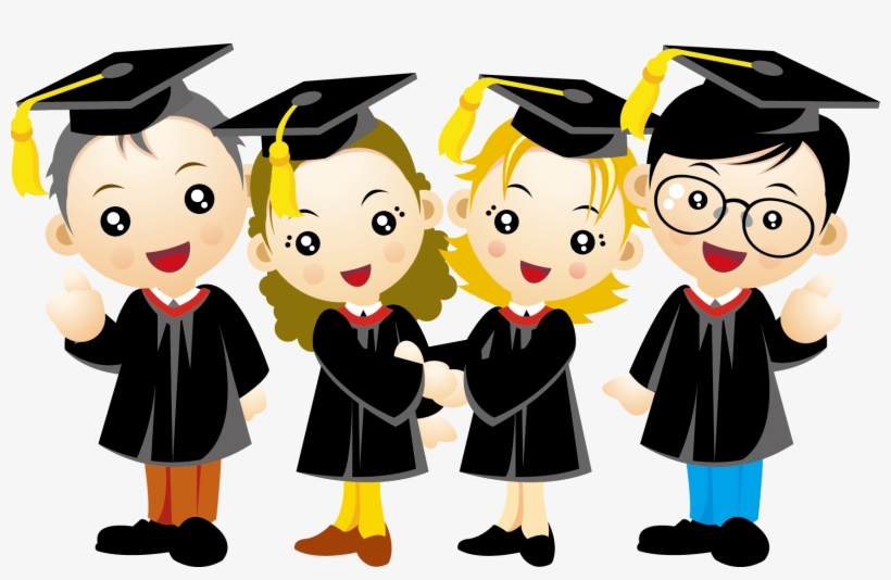 Graduate Clipart Rights Child - Graduation Child Png, transparent png download