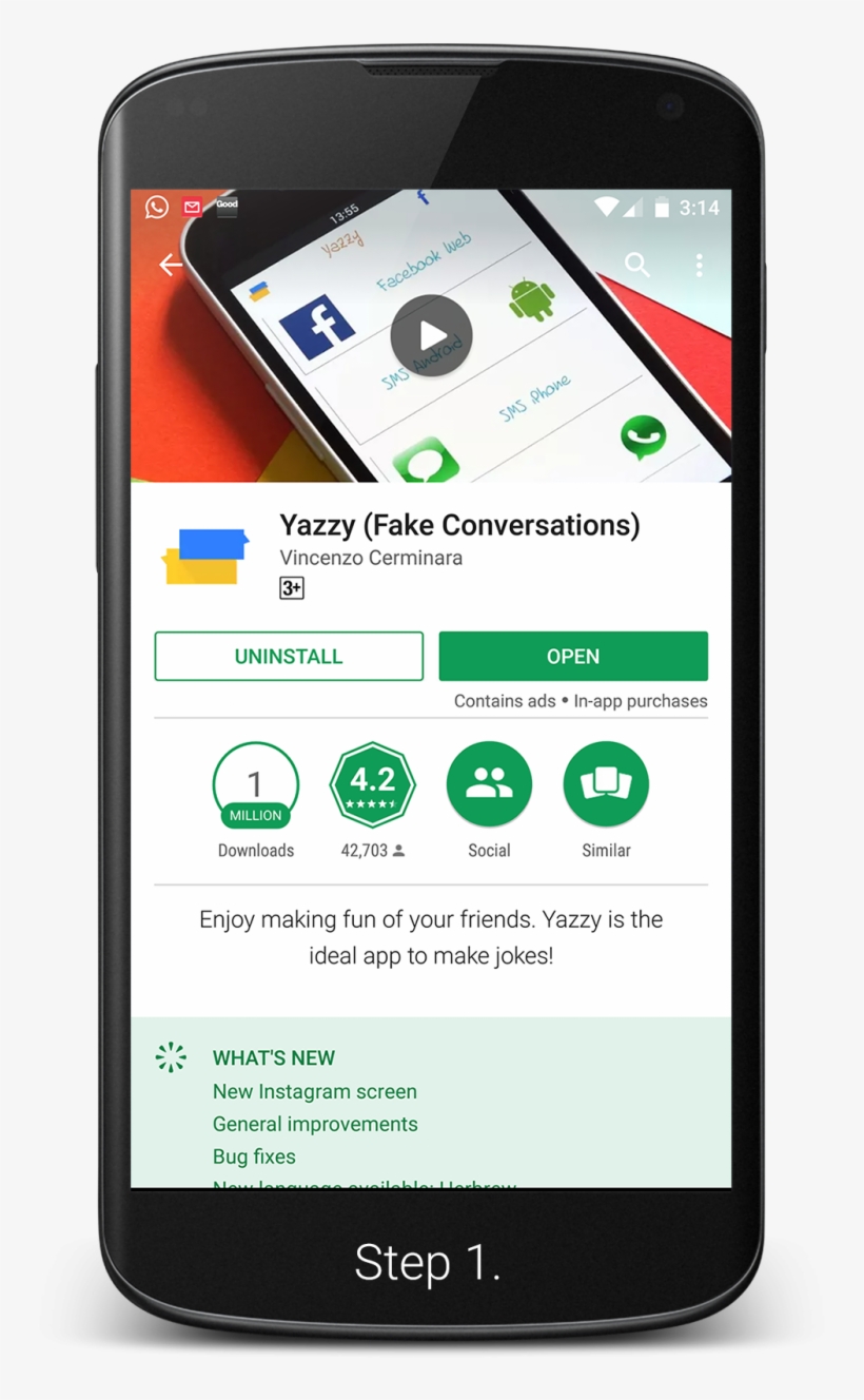Step1 - Install Trend Micro Mobile Security, transparent png download