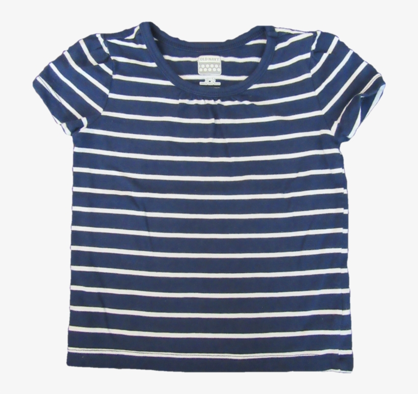 Baby Girls 18-24 Months Old Navy - Purple Striped Polo Shirt, transparent png download