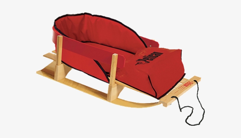 Sleigh Clipart Wooden Sled - Pelican Wooden Baby Sled, transparent png download