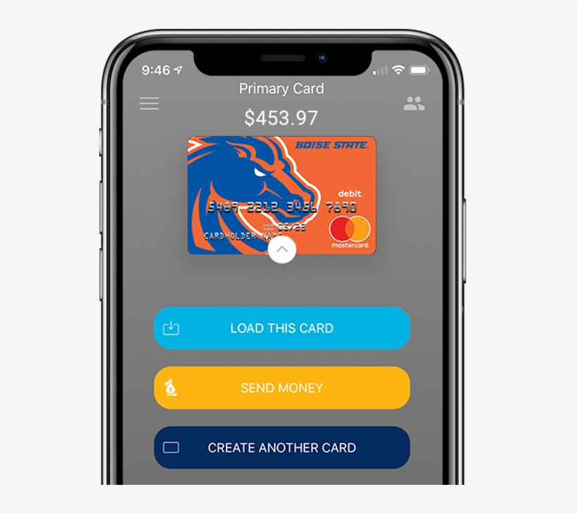 Boise State Fancard Prepaid Mastercard In The Fancards - Boise State Broncos Football, transparent png download