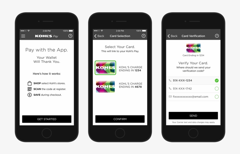 A New Feature Of The Kohl's App That Conveniently Allows - Kohl's Pay, transparent png download