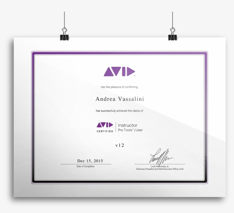 Instructor Pro Tools User V12 - Avid Technology, transparent png download