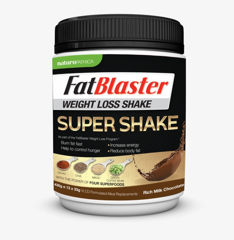 Naturopathica Fatblaster Super Shake Shake Chocolate - Trout, transparent png download