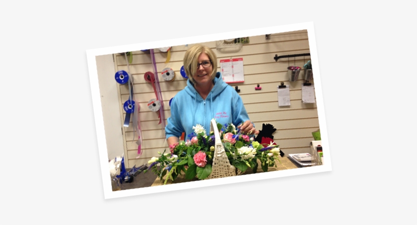 Welcome To Make My Day Flowers - Blue Rose, transparent png download