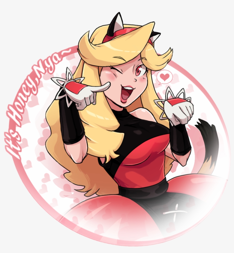 “it's Honey, Nya~ ” I Had An Idea The Other Day Thanks - Cartoon, transparent png download