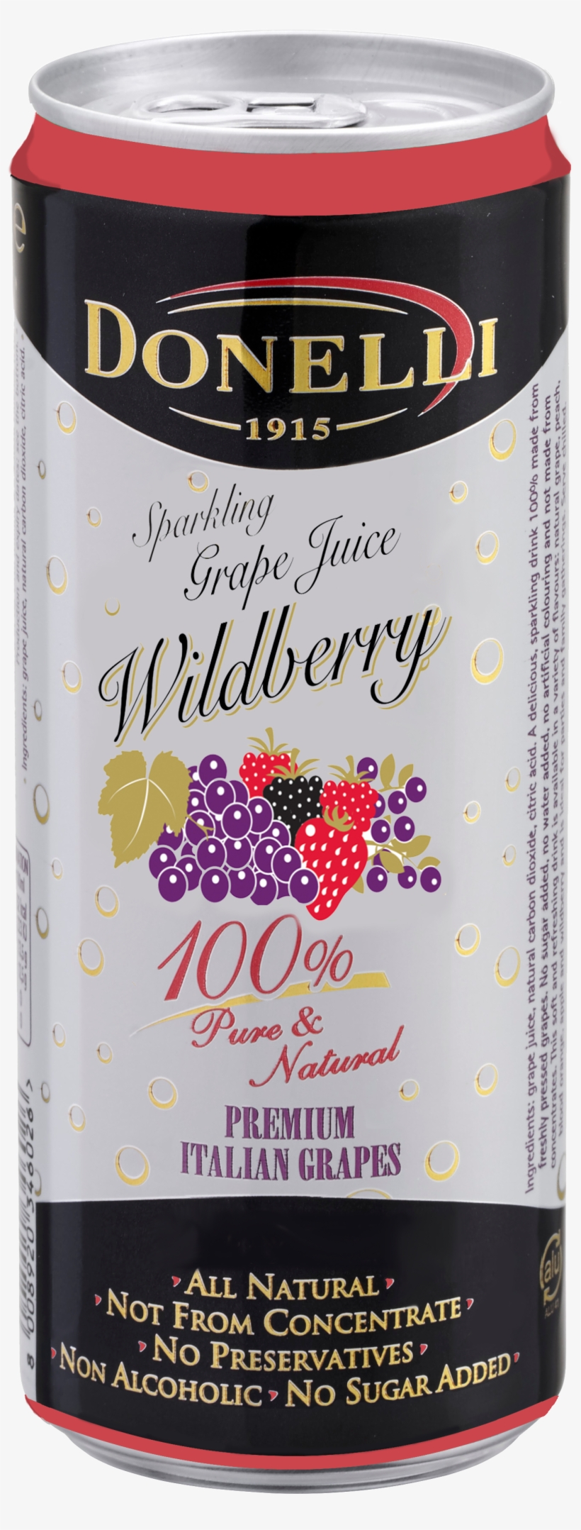 Sparkling Grape Juice, Wildberry Flavour - Nectar, transparent png download