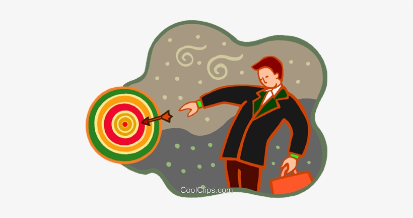 Bull's-eye Royalty Free Vector Clip Art Illustration - Goal, transparent png download