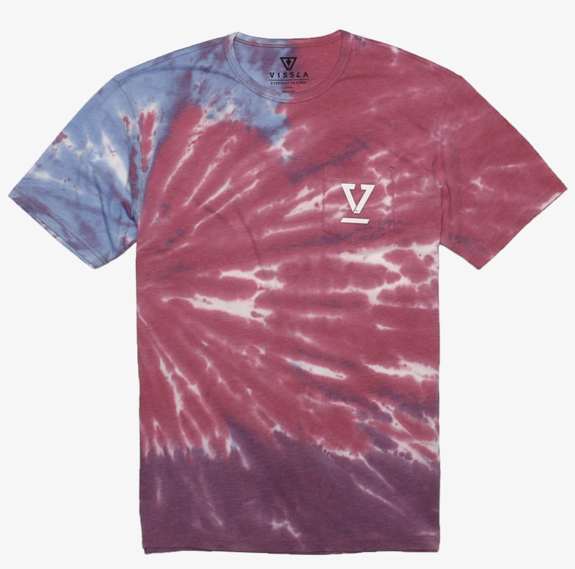 Sun Burst Tie Dye Tee - Tie-dye, transparent png download