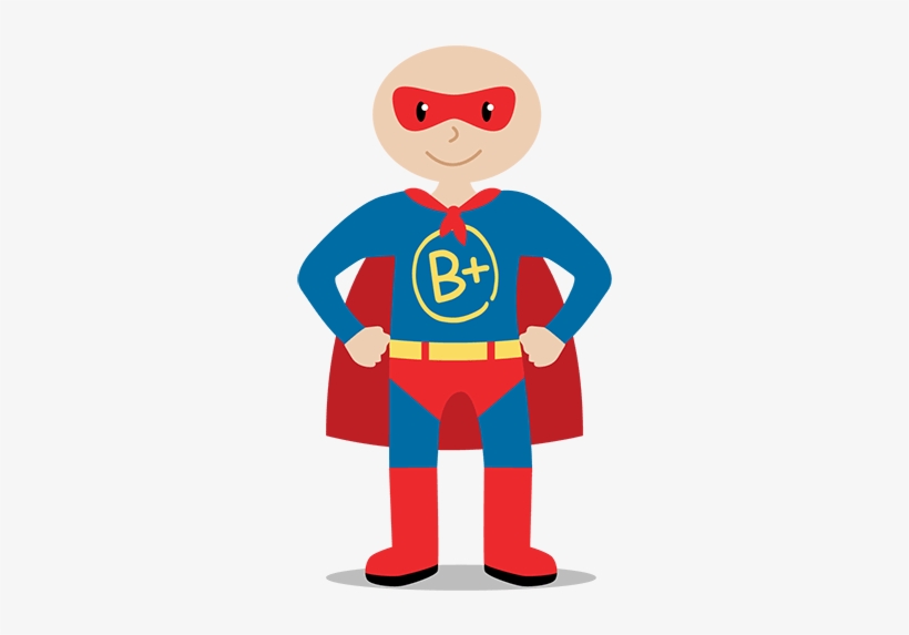 Super Bpositive Hero - Cartoon, transparent png download