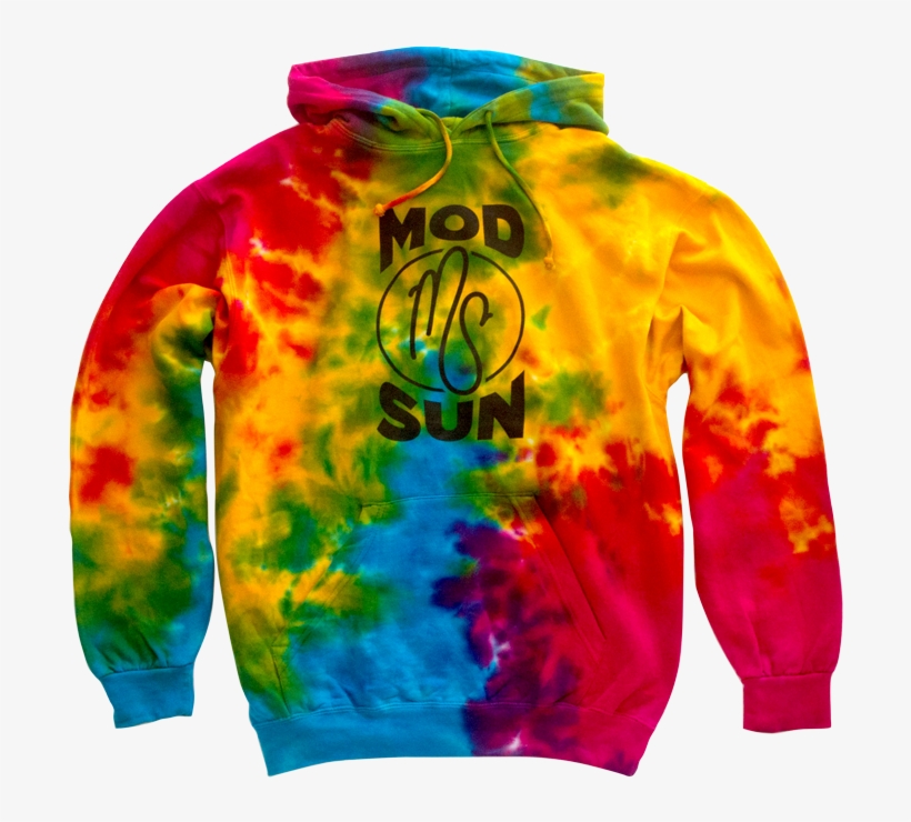 [ships In 2 Weeks] Mod Sun Tye Dye Hoodie - Mod Sun Tie Dye Hoodie, transparent png download