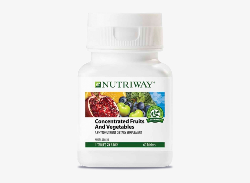 Nutriway Concentrated Fruit & Vegetables - Nutriway Concentrated Fruits And Vegetables, transparent png download