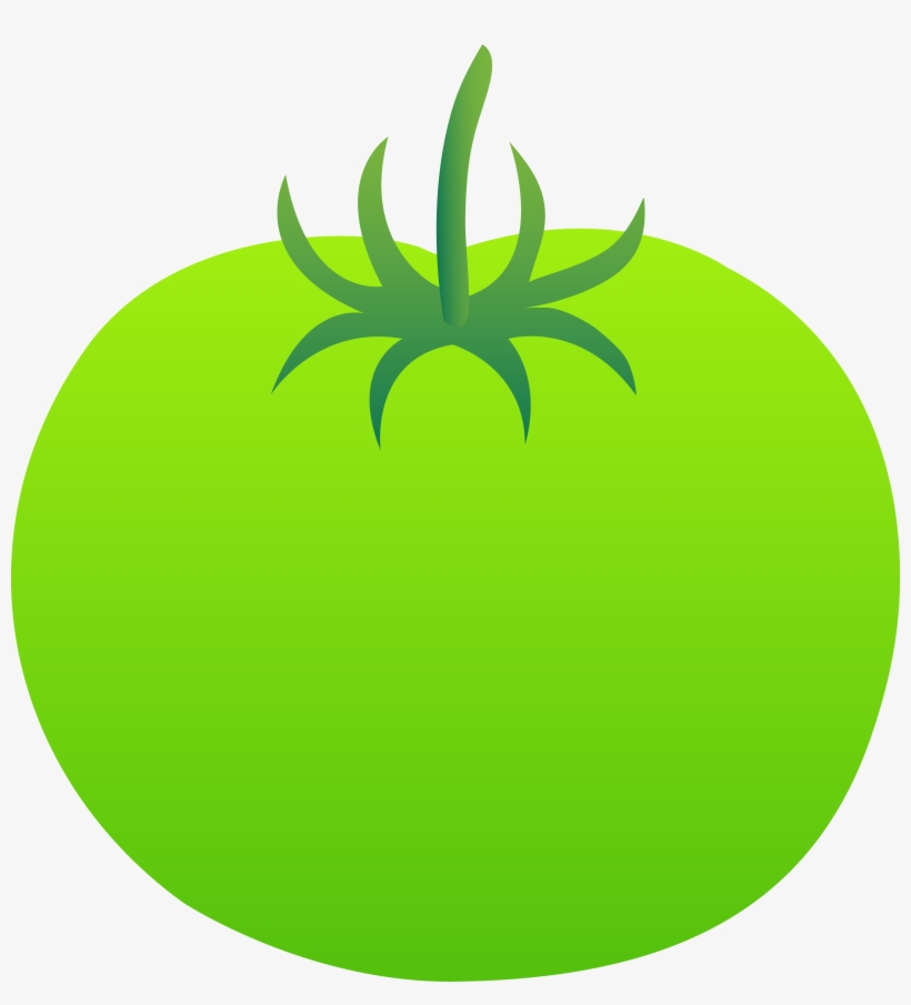 Tomato Clipart Fruits And Vegetable - Green Tomato Clipart, transparent png download