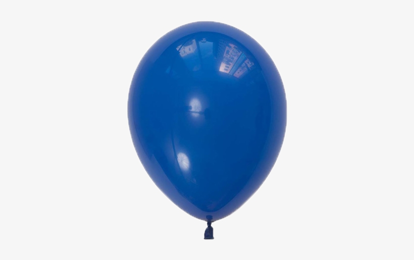 12" Latex Balloon Navy Blue - Balloon, transparent png download