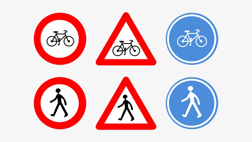 Road Signs Coloring Pages - Biển Báo Giao Thông, transparent png download