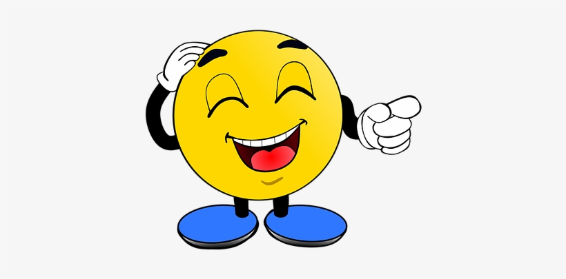 Smiley Laugh At Humor Fun Joy Mockery Anim - April Fools Jokes, transparent png download