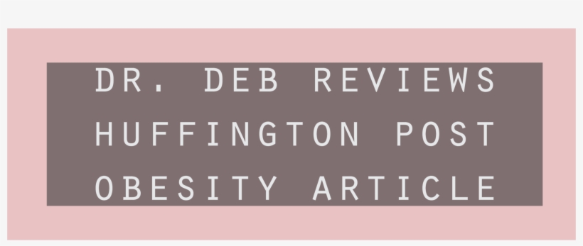 Dr Deb Review And Reflection On Huffington Post Article - Number, transparent png download
