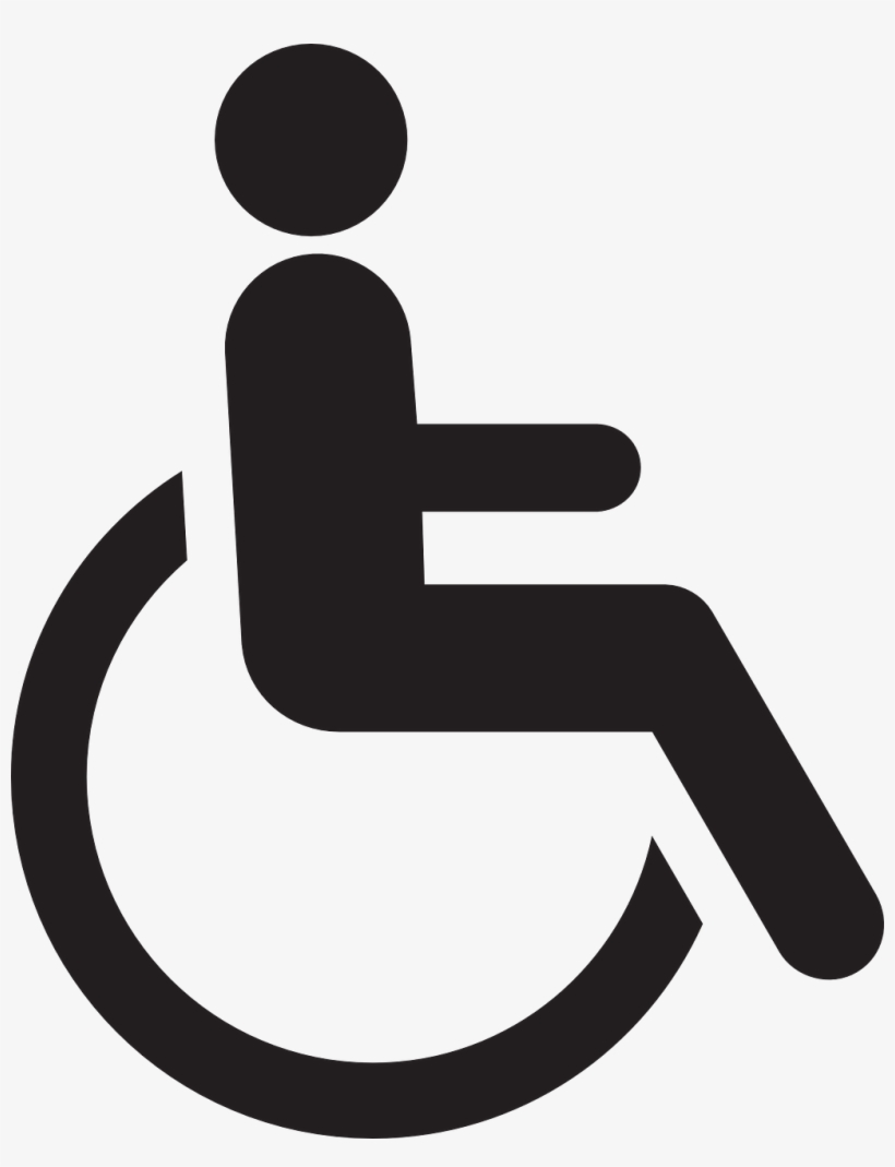 Handicapped Chair Wheelchair - Simbolo Cadeira De Rodas, transparent png download
