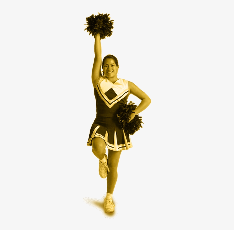Youth Cheerleader - Blue Cheerleaders, transparent png download
