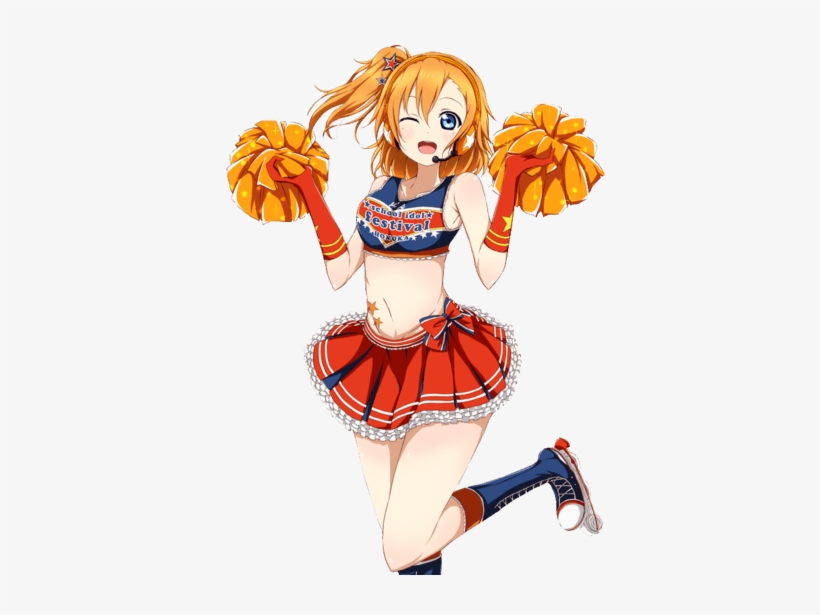 Anime Cheerleader - Lovelive Transparent, transparent png download