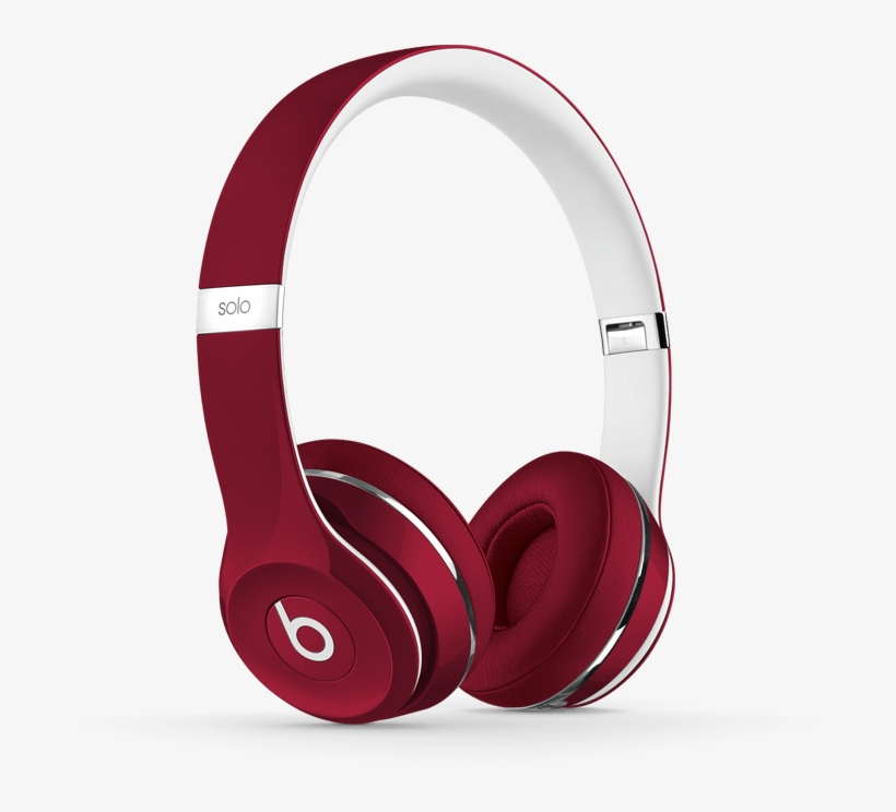 Beats Solo2null - Beats Solo2 On-ear Headphones Luxe Edition - Red, transparent png download