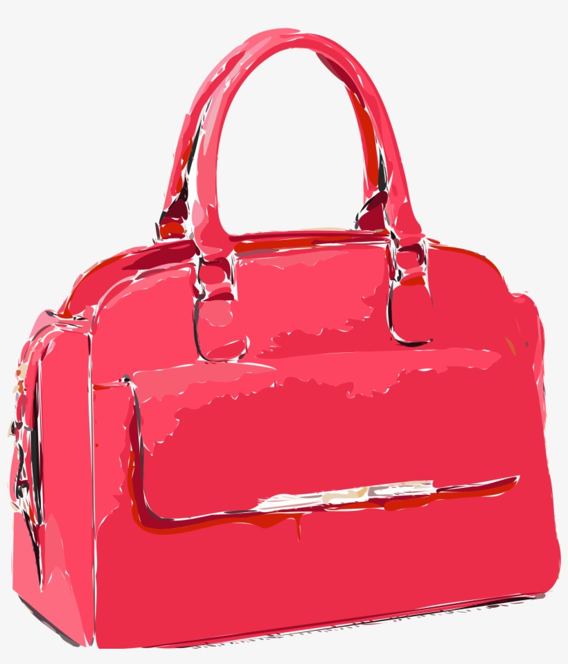 Bag Clipart Pink Bag - Bag Png, transparent png download