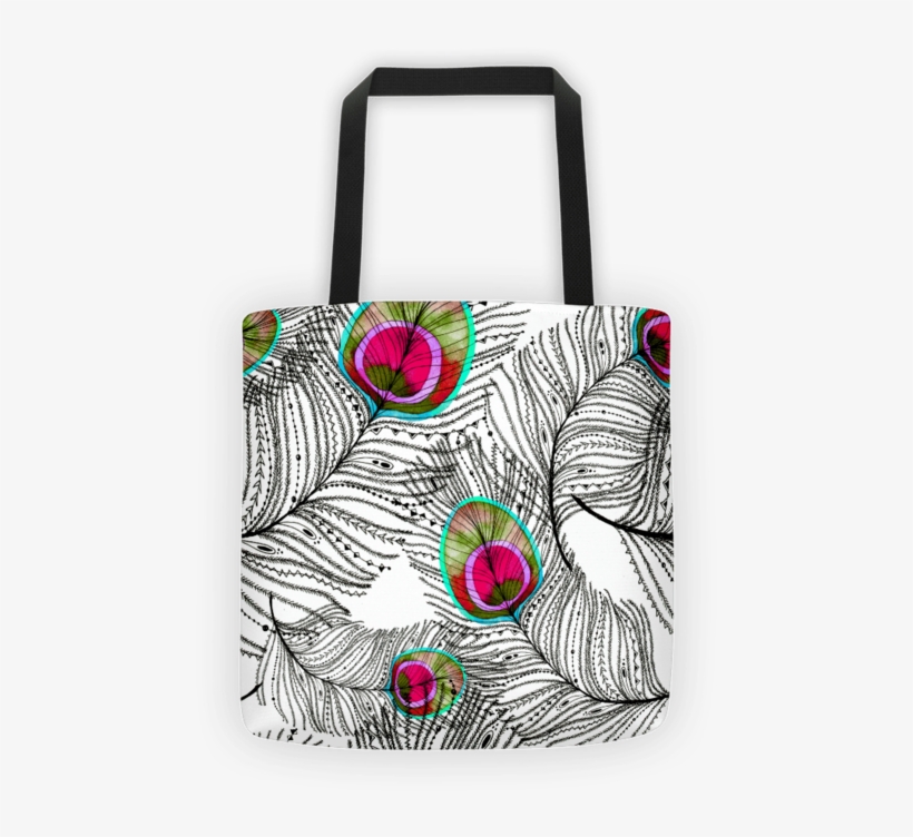 Ethnic Flow Tote Bag - Watercolor Painting, transparent png download