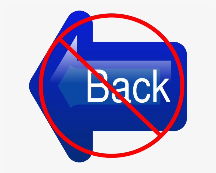 How To Set Use No Back Button Svg Vector, transparent png download