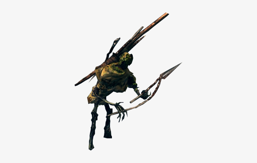Wooden Scarecrow Scissor - Dark Souls Scarecrow, transparent png download