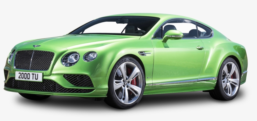 Bentley Continental Gt Vert, transparent png download