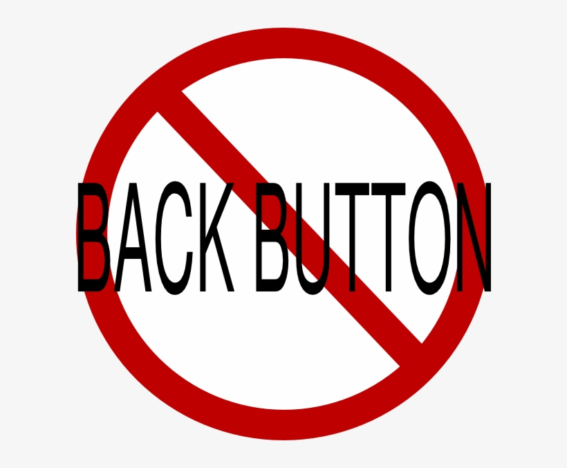 How To Set Use Anti-back Button Svg Vector, transparent png download