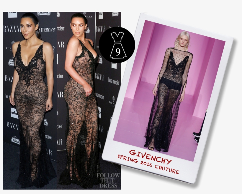 Kim Kardashian In Givenchy Spring 2016 Couture - Gown, transparent png download