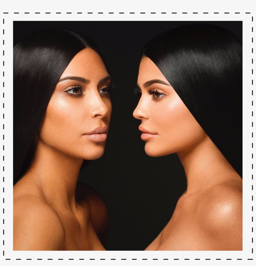 Kim And Kylie, 2017, For Their New Cosmetics Line - Kkw Beauty And Kylie Cosmetics, transparent png download