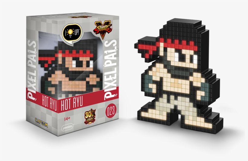 Pdp Pixel Pals Capcom Street Fighter V Hot Ryu Collectible - Pdp Pixel Pals - Nintendo - Red 8-bit Link, transparent png download