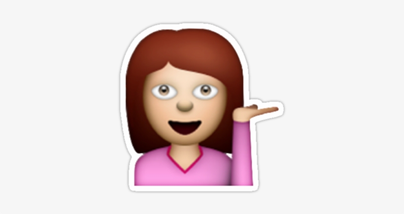 Sassy Whatsapp Chick By Toxicirwin - Girl Emoji Transparent Background, transparent png download