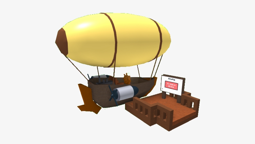 Airship Drawing Movie - Treelands Airship, transparent png download