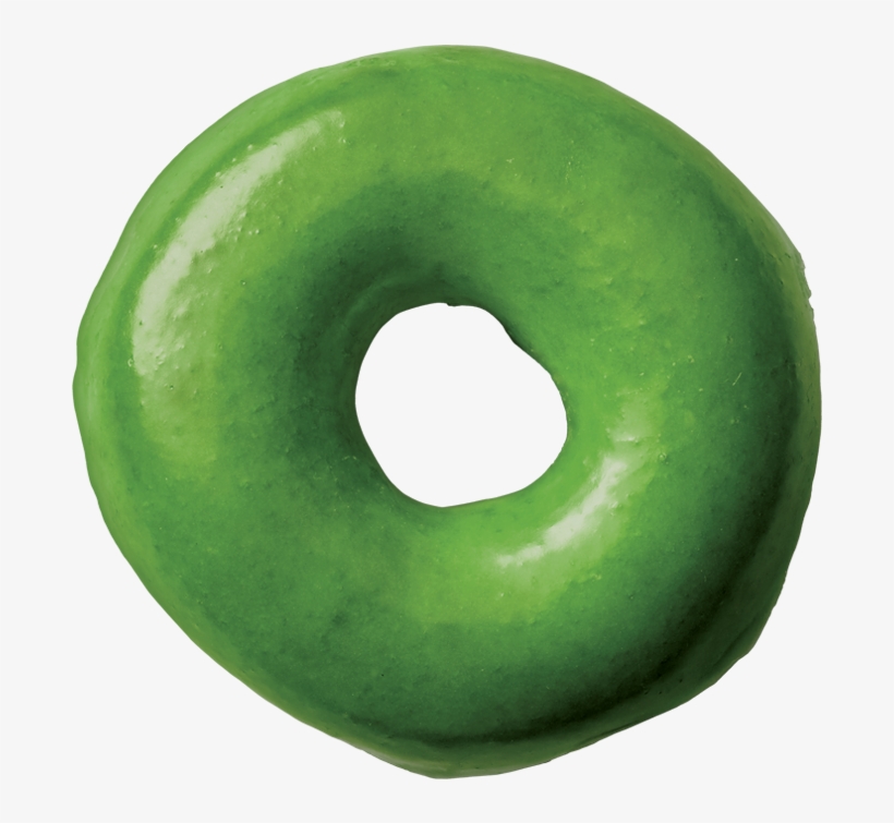Krispy Kreme St - Free Green Original Glazed Doughnut, transparent png download