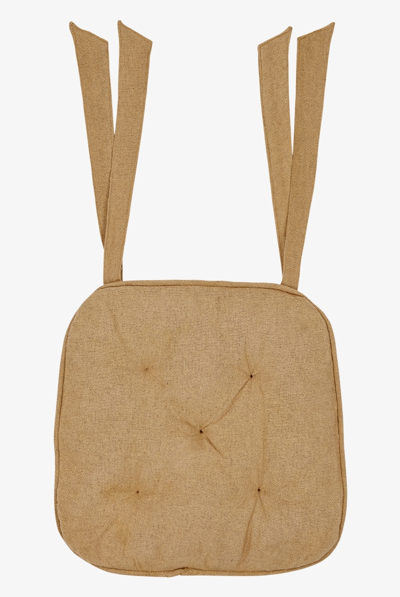 Vhc Brands Burlap Natural Chair Pad Solids 16681 1200px - Vhc Brands Burlap Natural Chair Pad 43cm, transparent png download