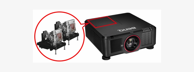 Dual-lamp Projector For Uninterrupted Presentation - Benq Pu9730 Wuxga (1920 X 1200) Dlp-projektor - Pu9730, transparent png download