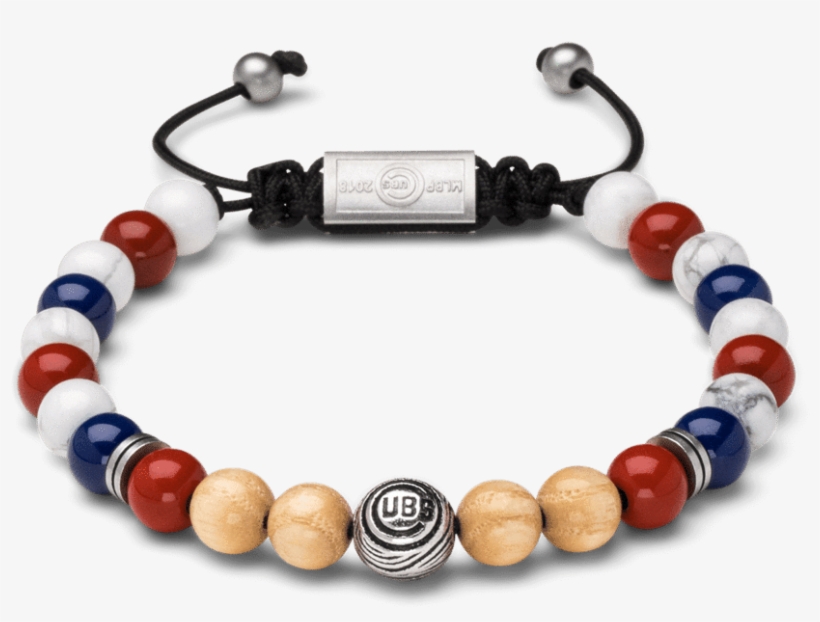 Chicago Cubs™ Round Macrame Bracelet 8mm - Bracelet, transparent png download